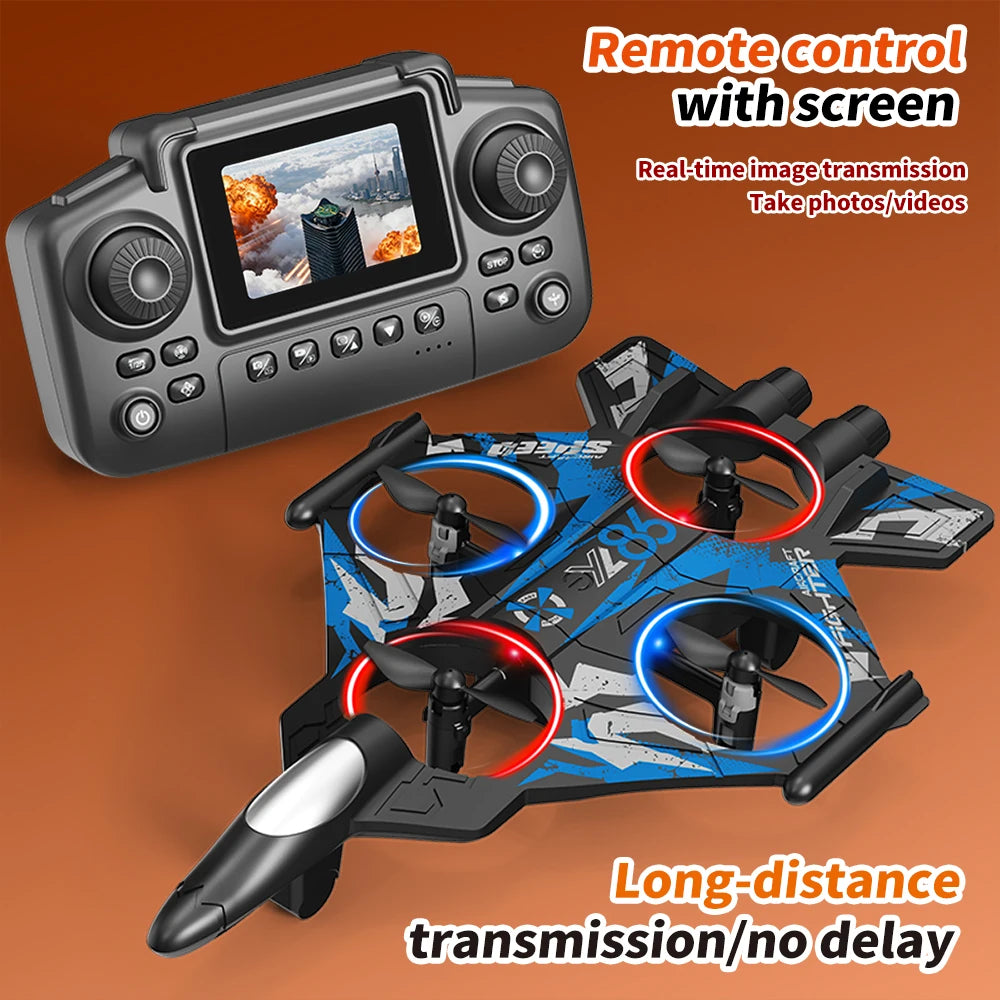 YL86 RC Foam Airplane – 2.4G Stunt Fighter Jet with LED Lights (Crash-Resistant, Rechargeable)