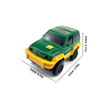 Dinosaur Race Track Toy Set | Flexible Railway Tracks with Light-Up Car for Kids