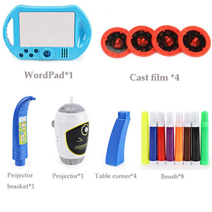 Children’s LED Projector Drawing Table | Educational Arts & Crafts Desk Toy