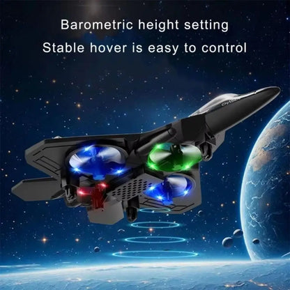 EPP Foam RC Fighter Drone | Rechargeable 2.4G Helicopter & Stunt Plane with Lights