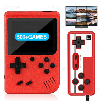 Retro Handheld Game Console – 8-Bit Mini Gaming Device | 500 Built-In Classic Arcade Games for Kids & Adults