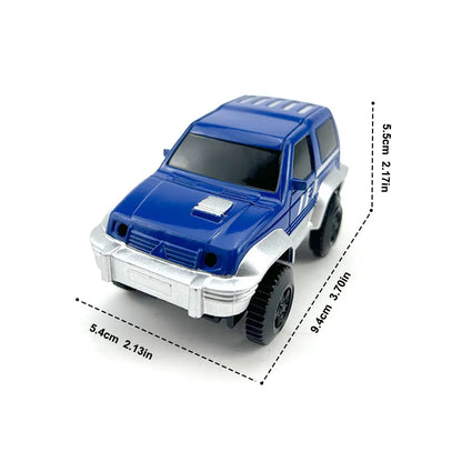 Dinosaur Race Track Toy Set | Flexible Railway Tracks with Light-Up Car for Kids