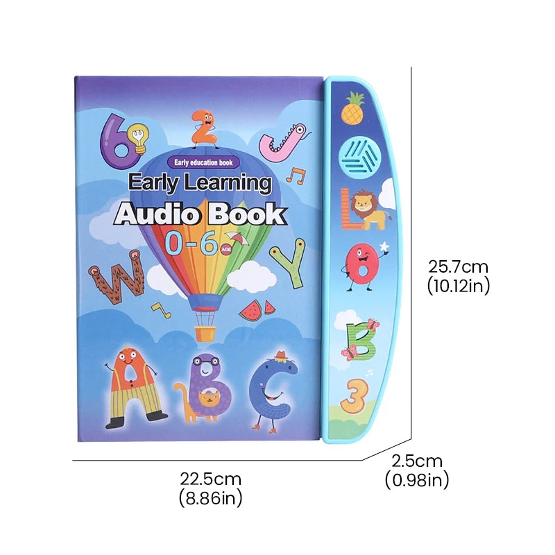 Children's English Audio Books Early Educational Toy Electronic Voice Picture Book Multifunction Sound Reading Machine Kids Gift