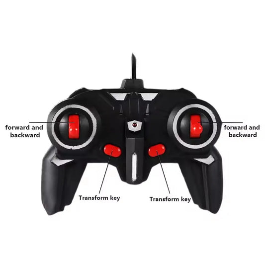 2-in-1 Transforming RC Robot Car for Kids | Electric Remote Control Deformation Sports Vehicle Toy | Cool Gift for Boys