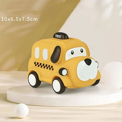 Baby Friction Car Toys | Soft Push & Go Vehicles for 6–12 Months Infants