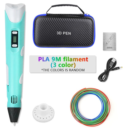 3D Printing Pen for Kids | DIY Handwork Drawing Pen with PLA Filament & Power Adapter