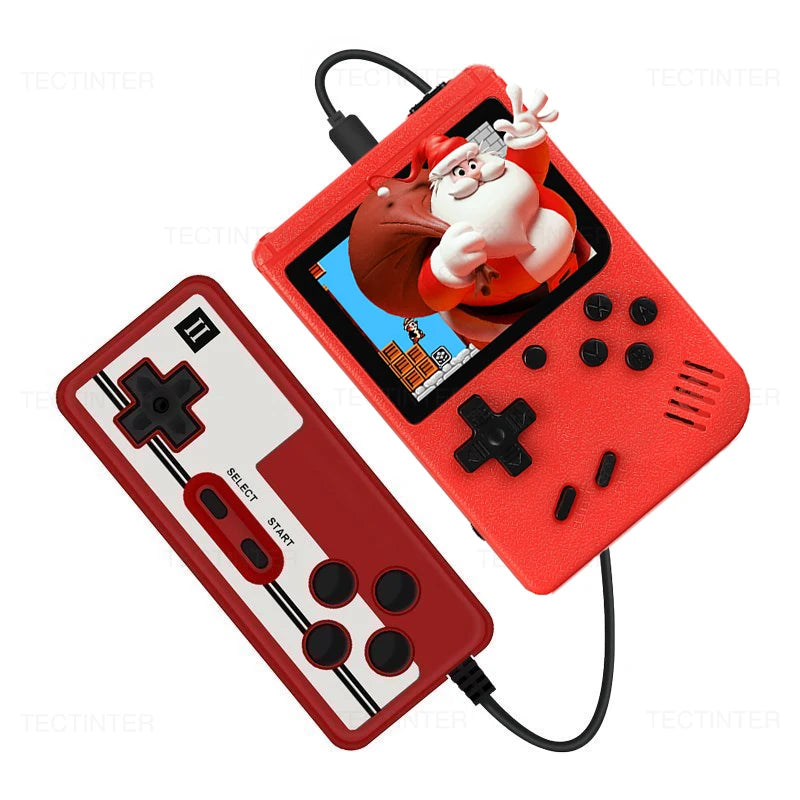 Retro Handheld Game Console – 8-Bit Mini Gaming Device | 500 Built-In Classic Arcade Games for Kids & Adults